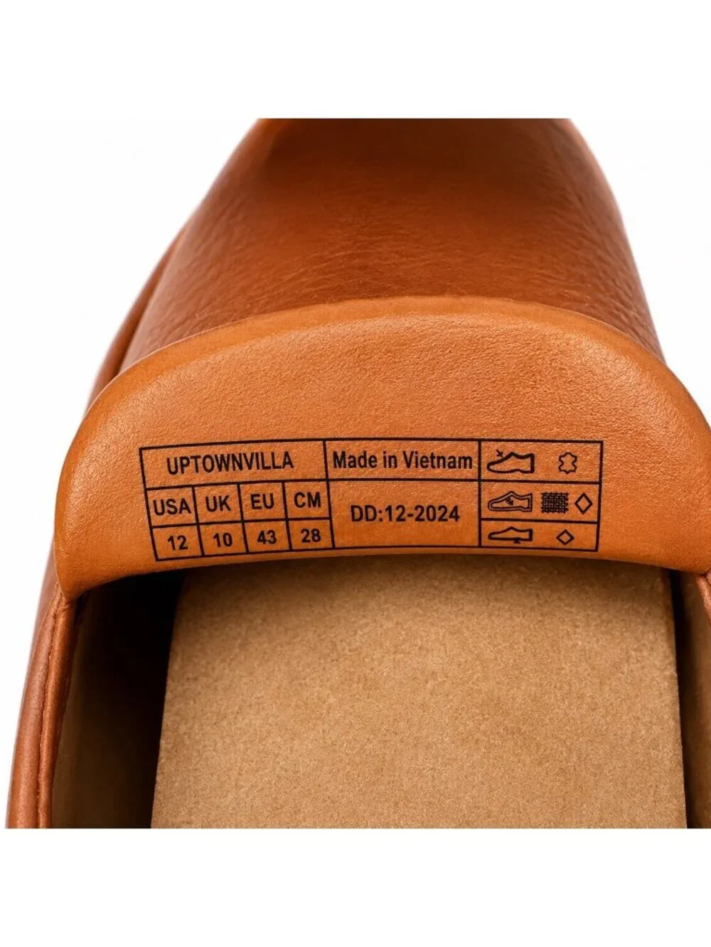 Vionic Uptown Willa Supportive Sneaker Tan Leather Slip On Women 12 Loafer